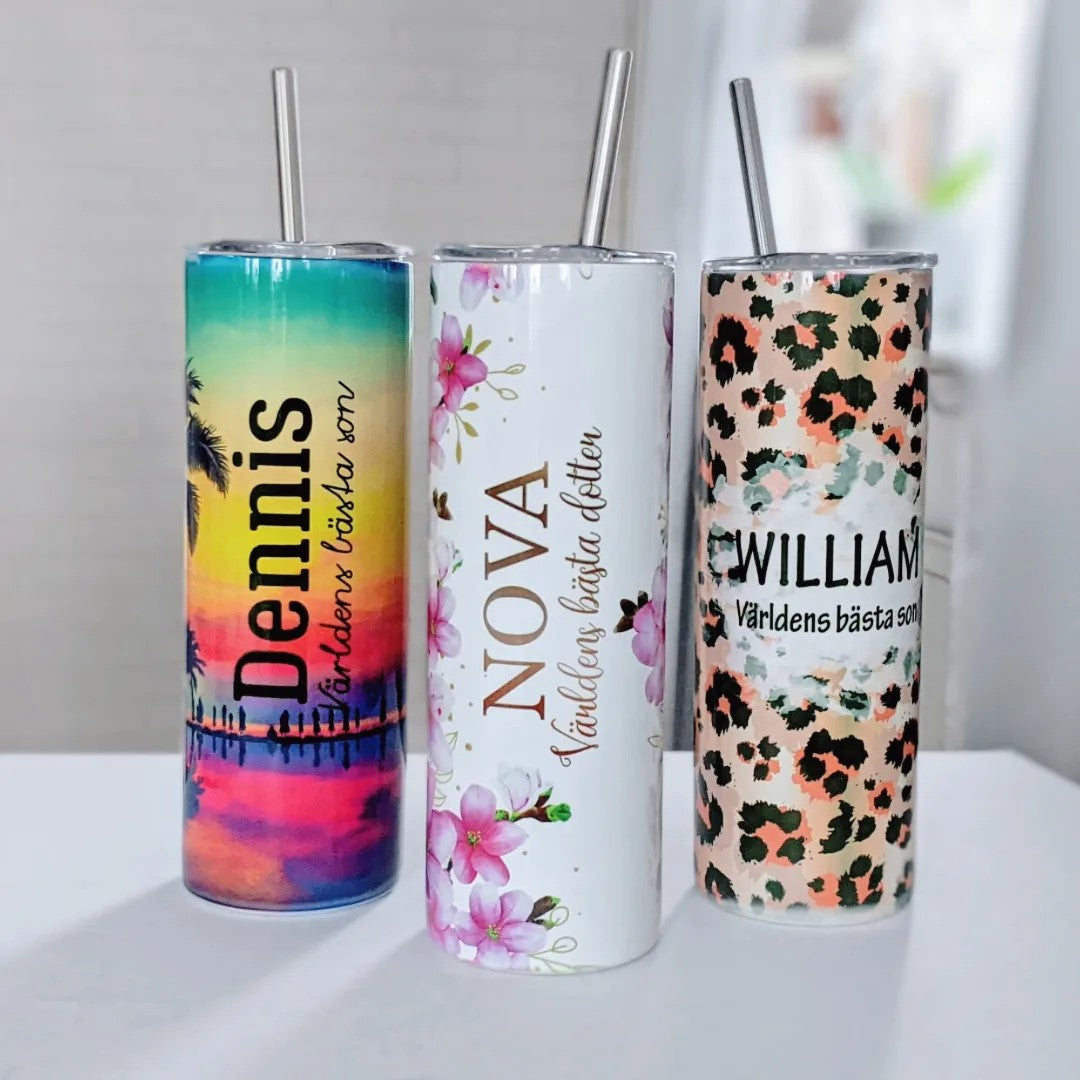 Personlig termosflaska 590ml med namn – perfekt present