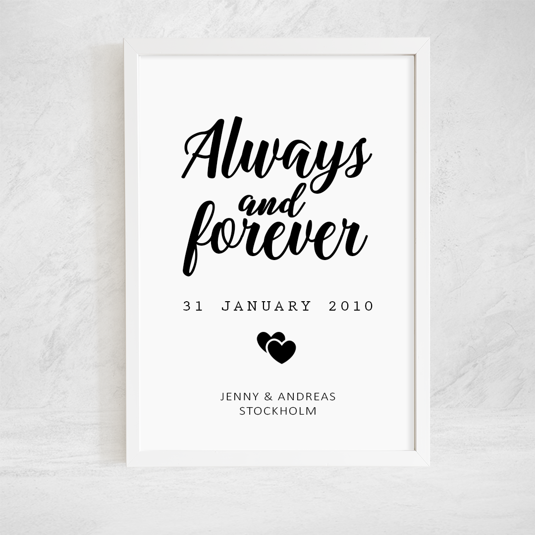 Poster | Always and forever