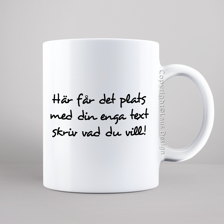 Mugg | Valfri text #2