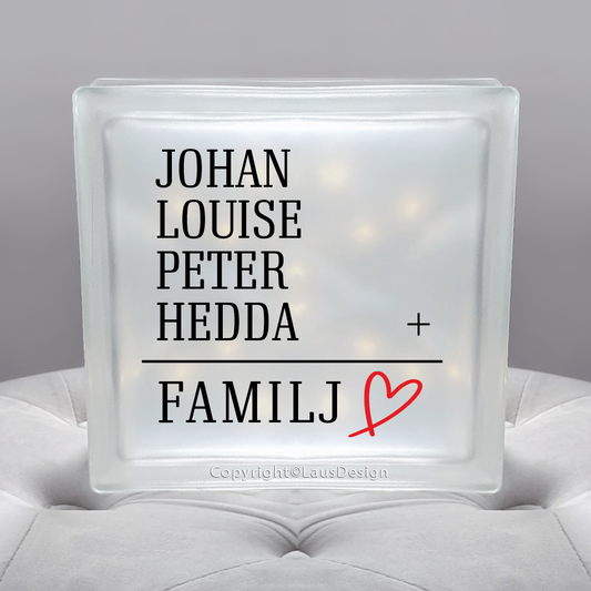 Glasblock | Familj
