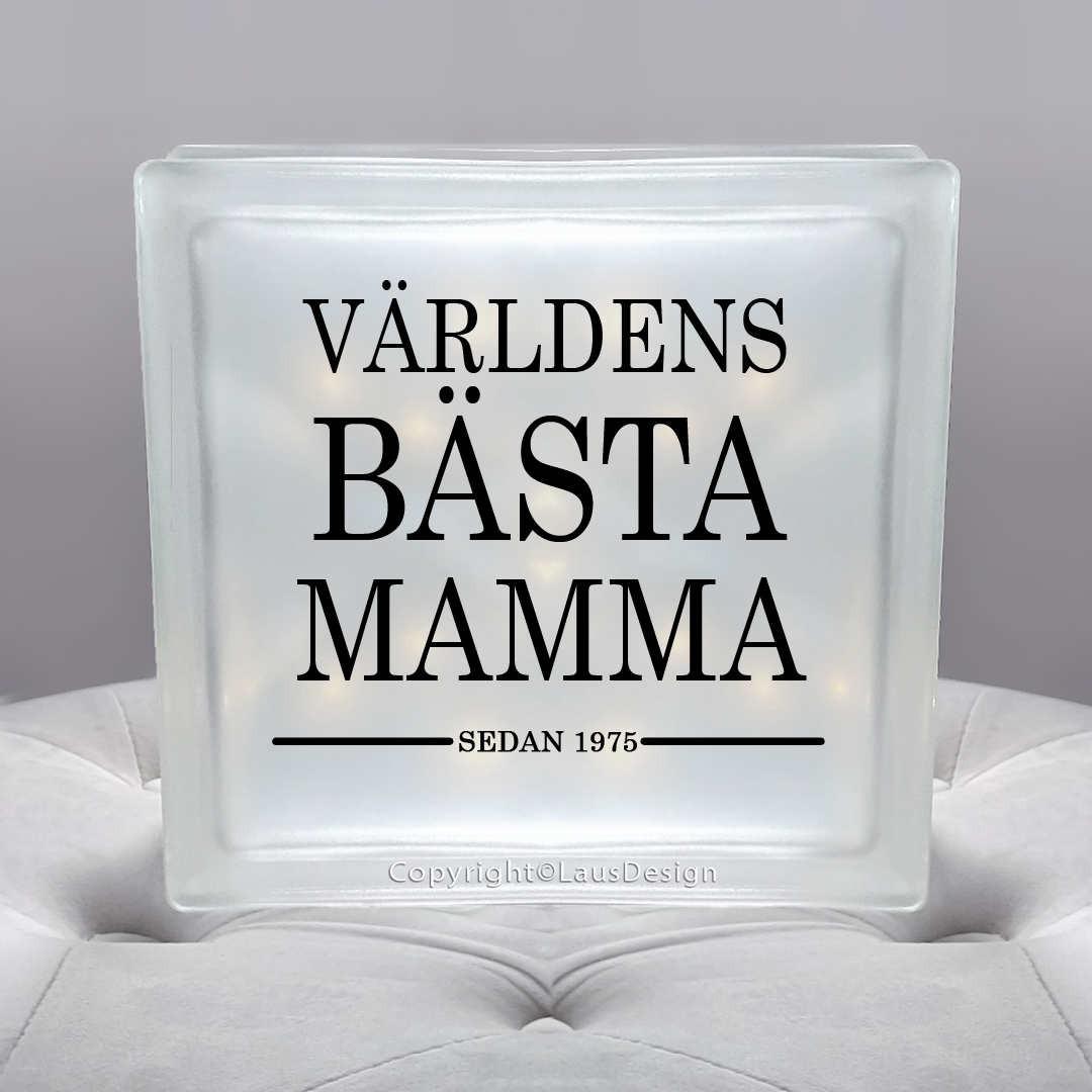Personlig Glasblock | Världens bästa