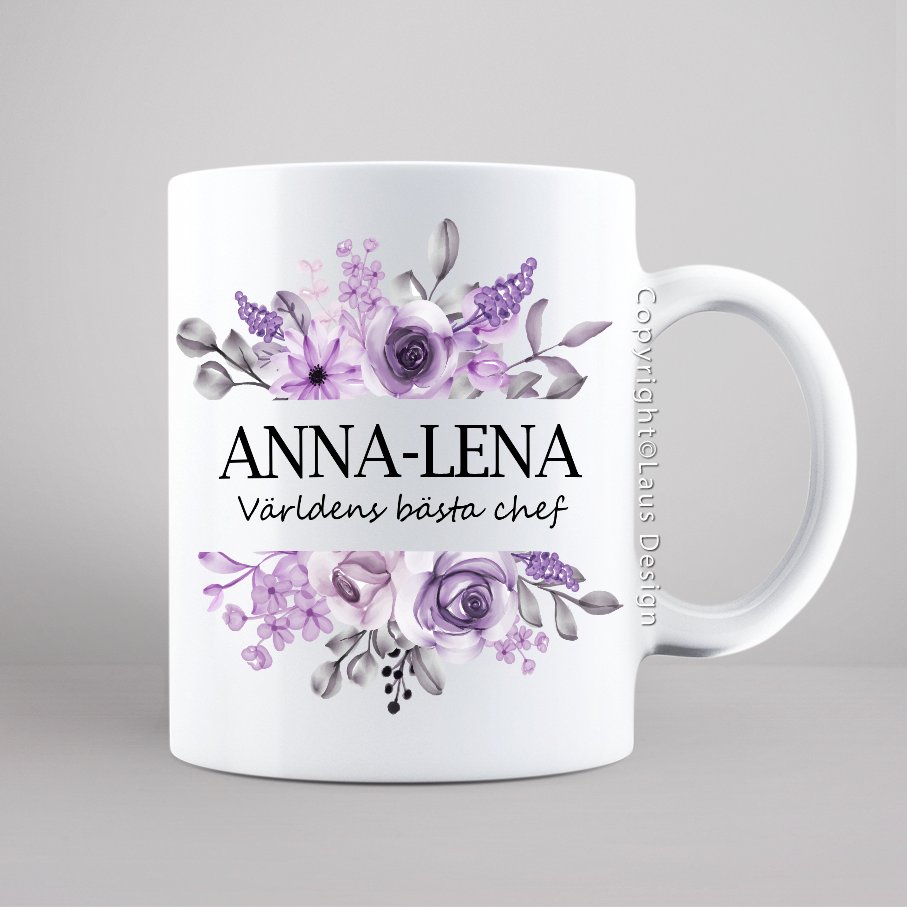 Mugg | Blommor #6