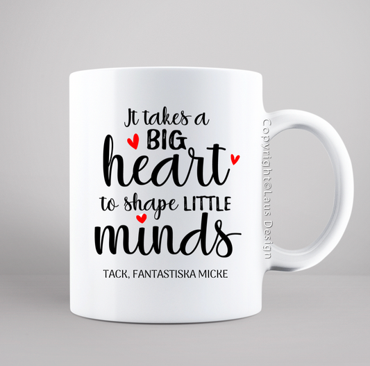 Personlig Mugg | Perfekt Present till Lärare eller Pedagog