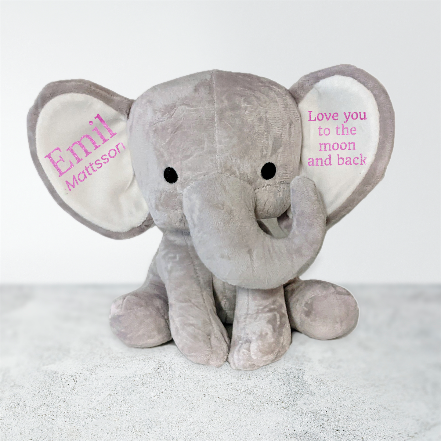 Elefant gosedjur | Namn & Text