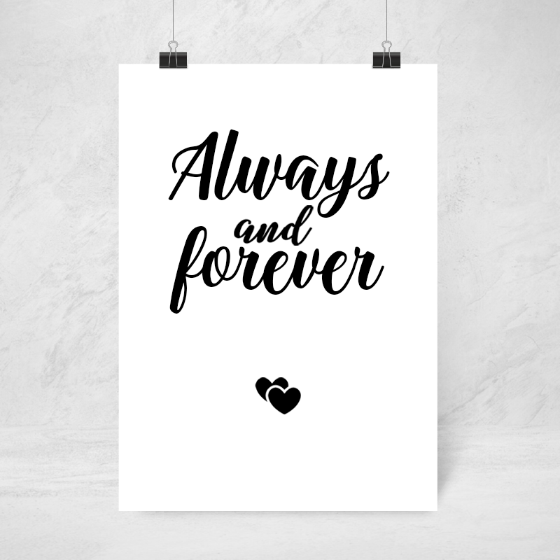 Poster | Always and forever
