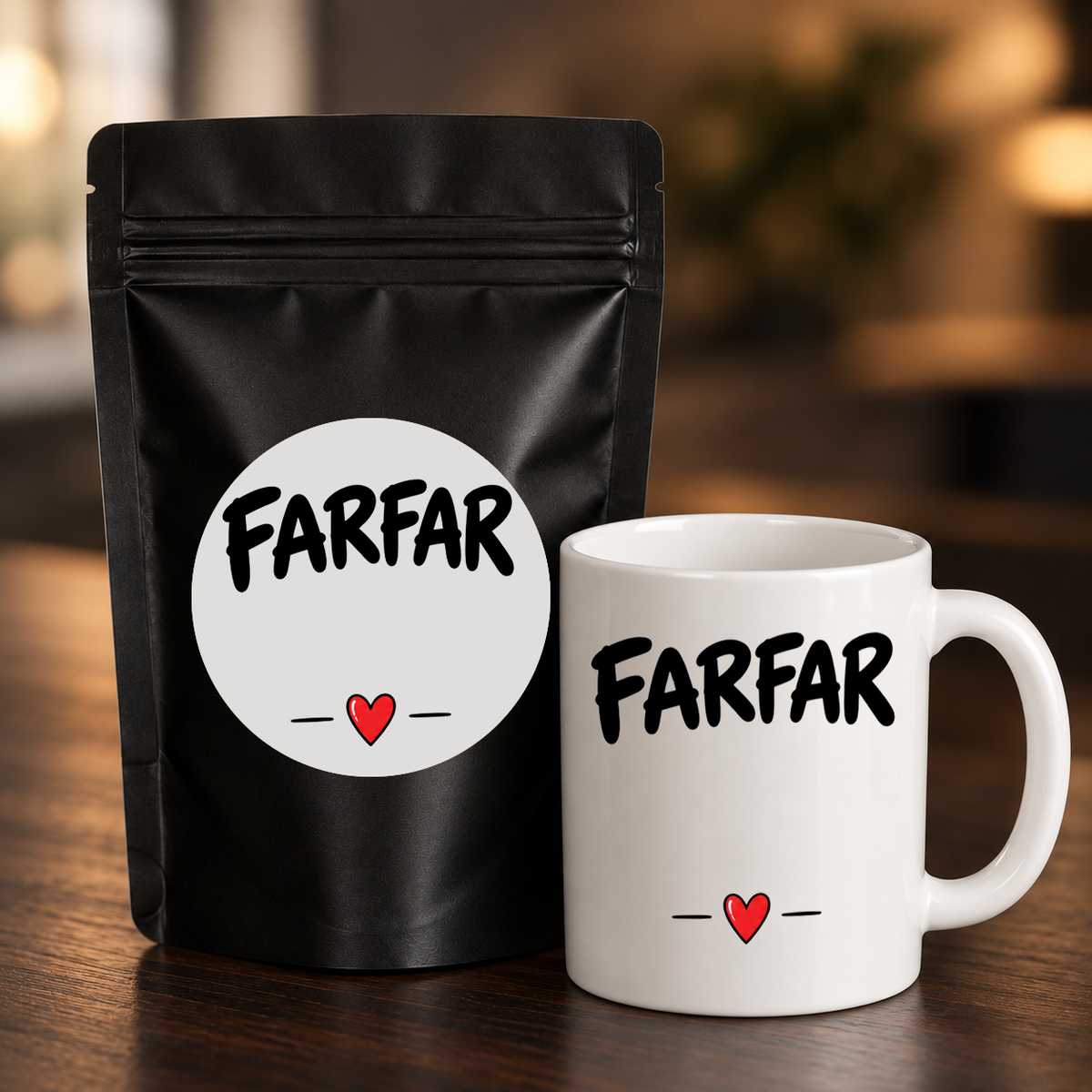 Presentpaket | Kaffe & Mugg | Farfar
