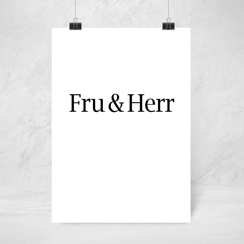 Poster - Mrs & Mr