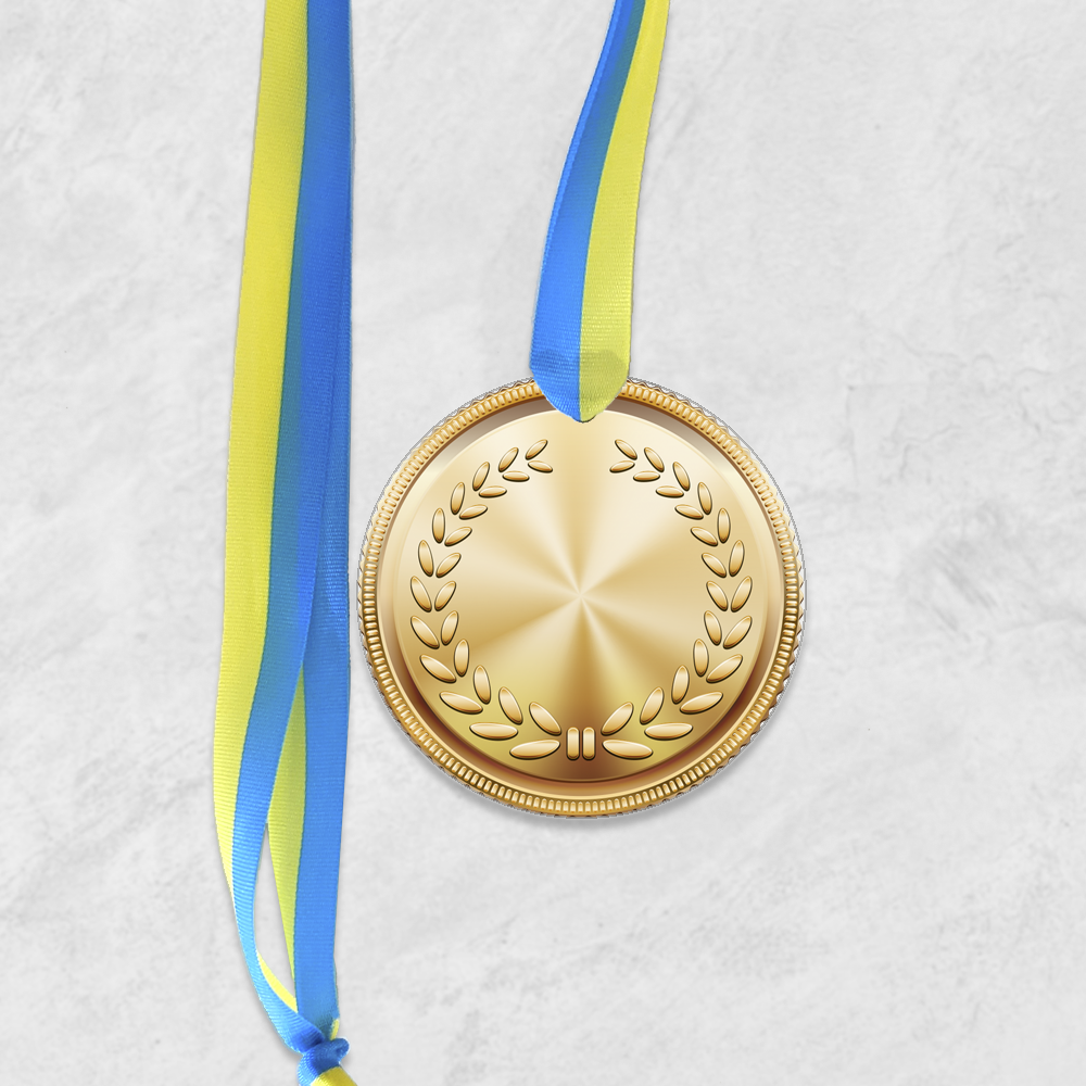 Medalj | Guld | Namn