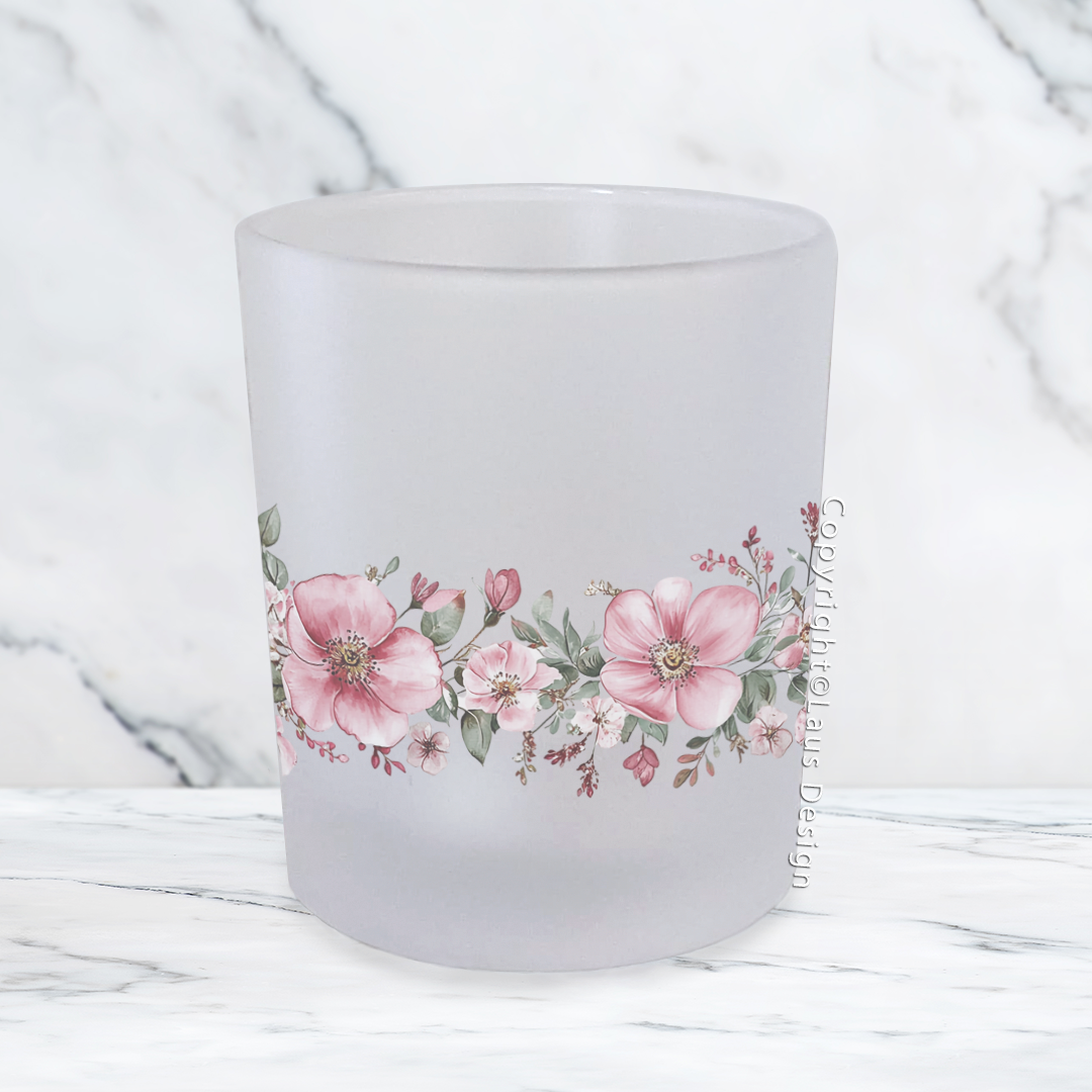 Ljushållare | Floral | Valfri text