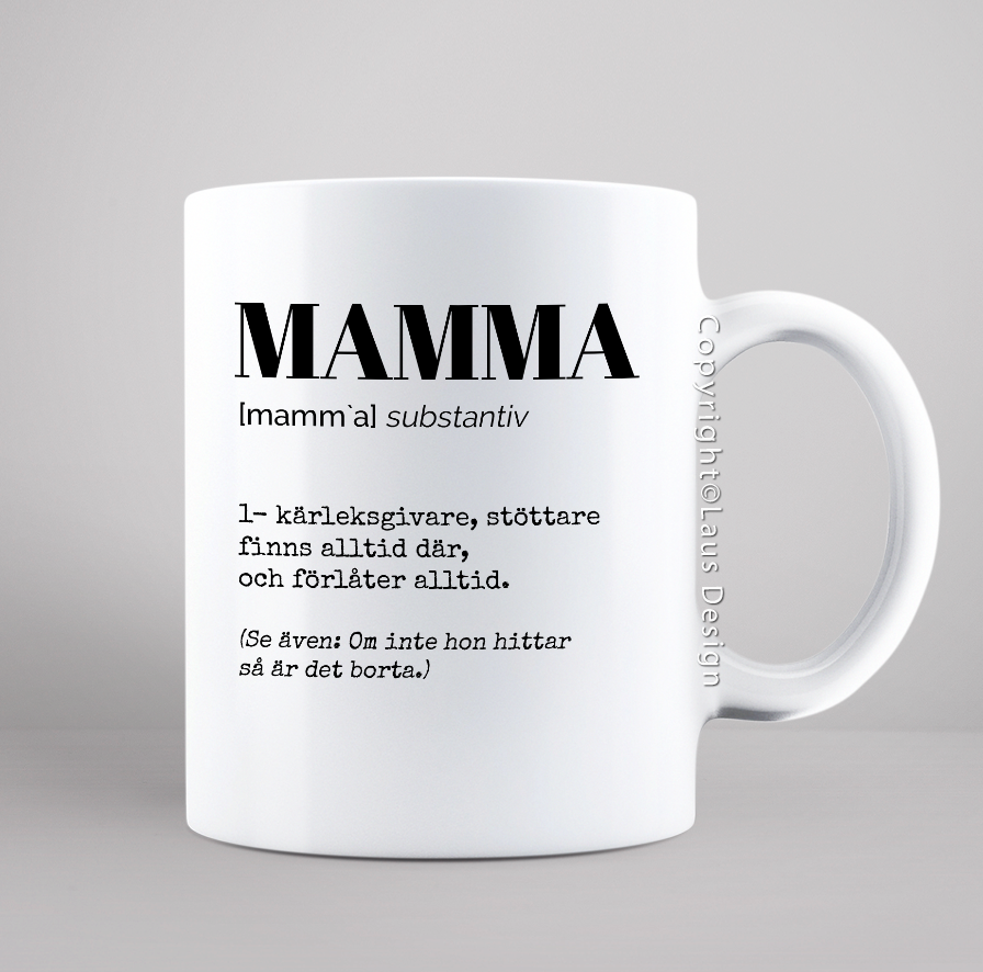 Mugg - Pappa/Mamma