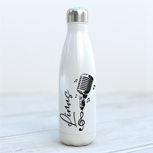 Termosflaska | Mikrofon | Namn