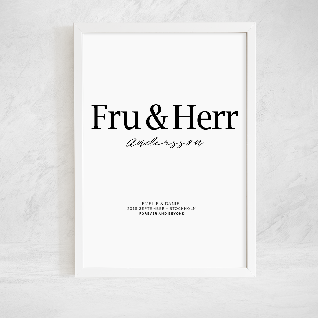 Poster - Mrs & Mr