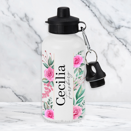Vattenflaska | Blommor