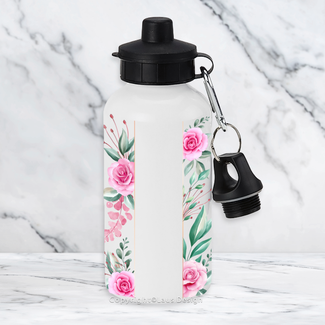 Vattenflaska | Blommor