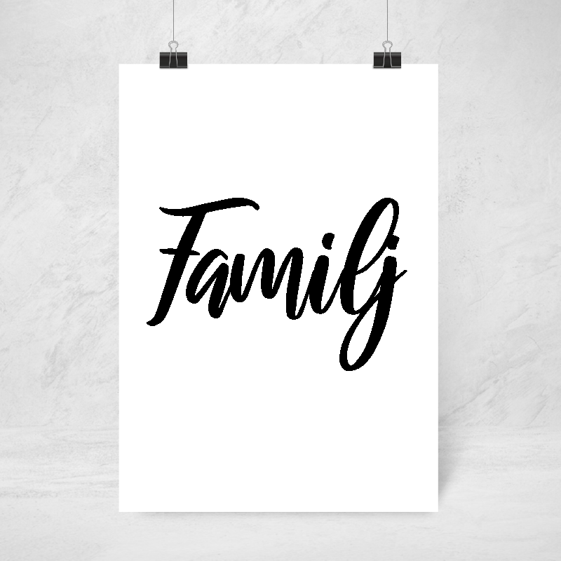 Poster | Familj