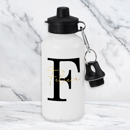 Vattenflaska | Bokstav & text