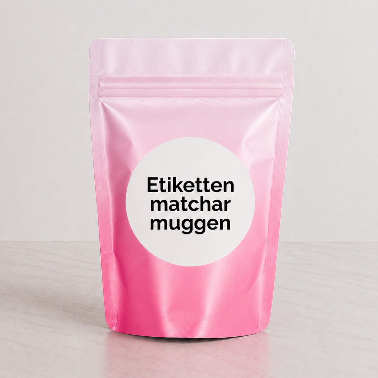 Personlig Kaffe påse | Matchar mugg (Rosa)