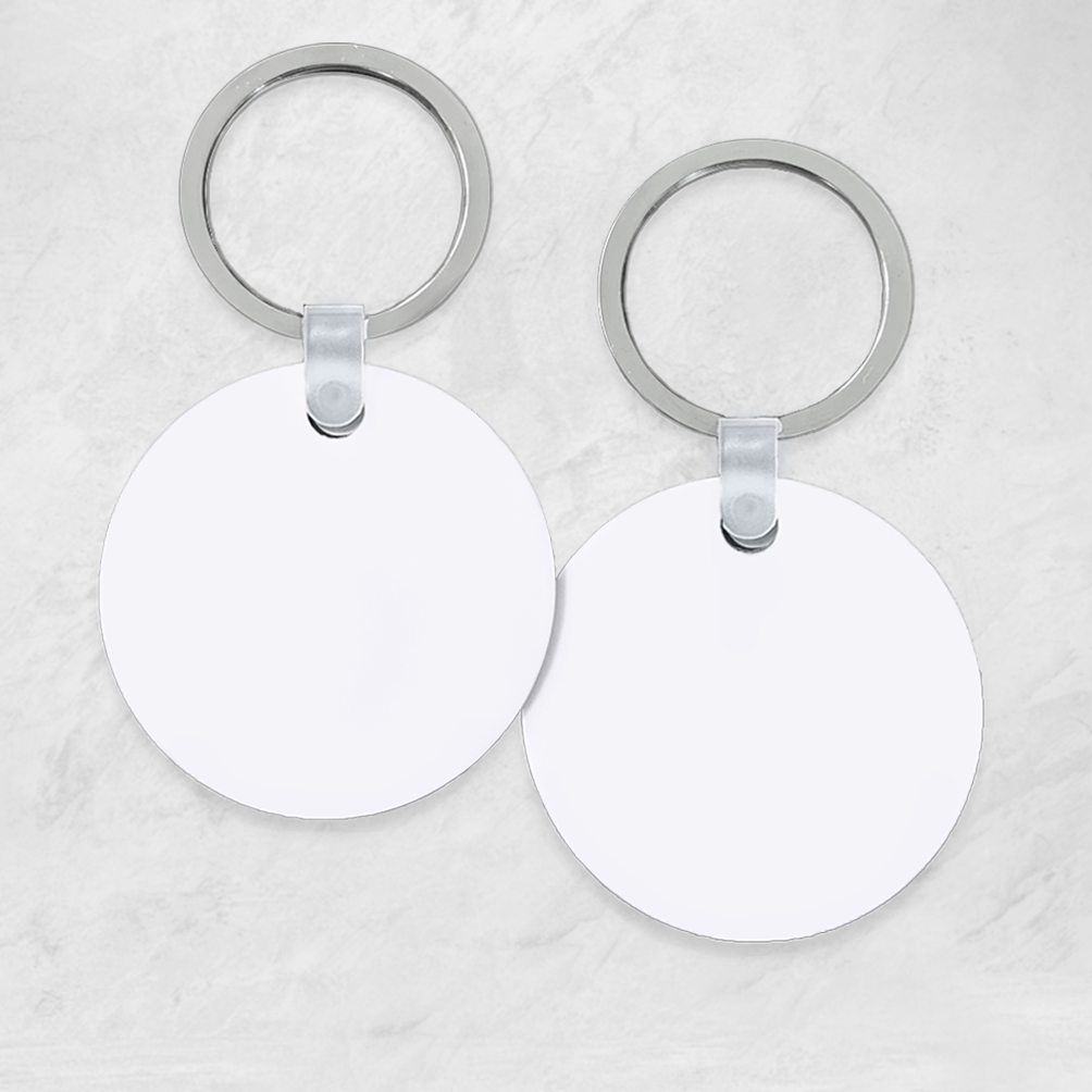 Nyckelring 5cm | Valfri text | Olika designs