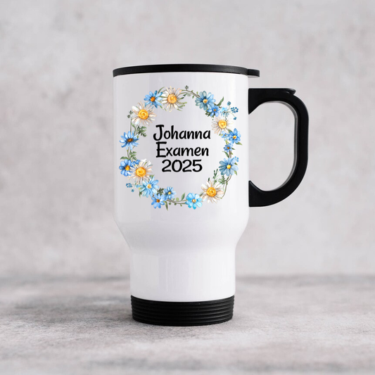 examen mugg, examen termosmugg, present till studenten, personlig student present, examen present, mugg med foto, mugg med bild, personlig examen present