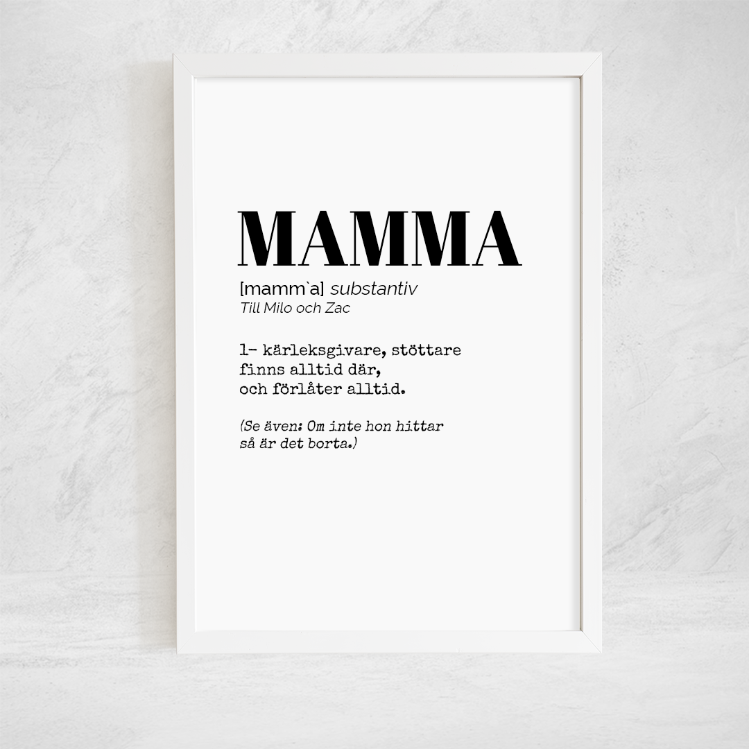 Poster | Pappa | Mamma