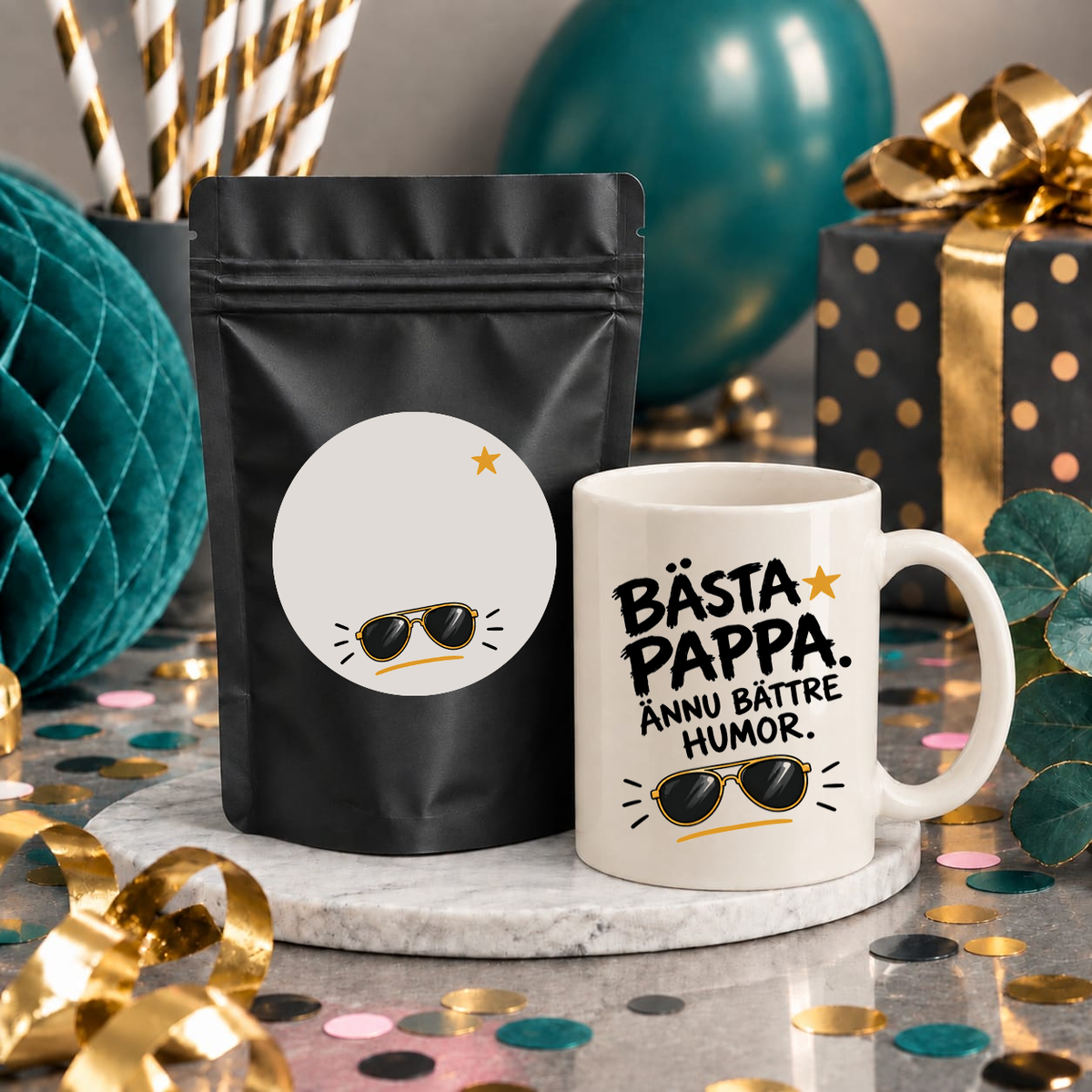 Presentpaket | Kaffe & Mugg | Pappa #2
