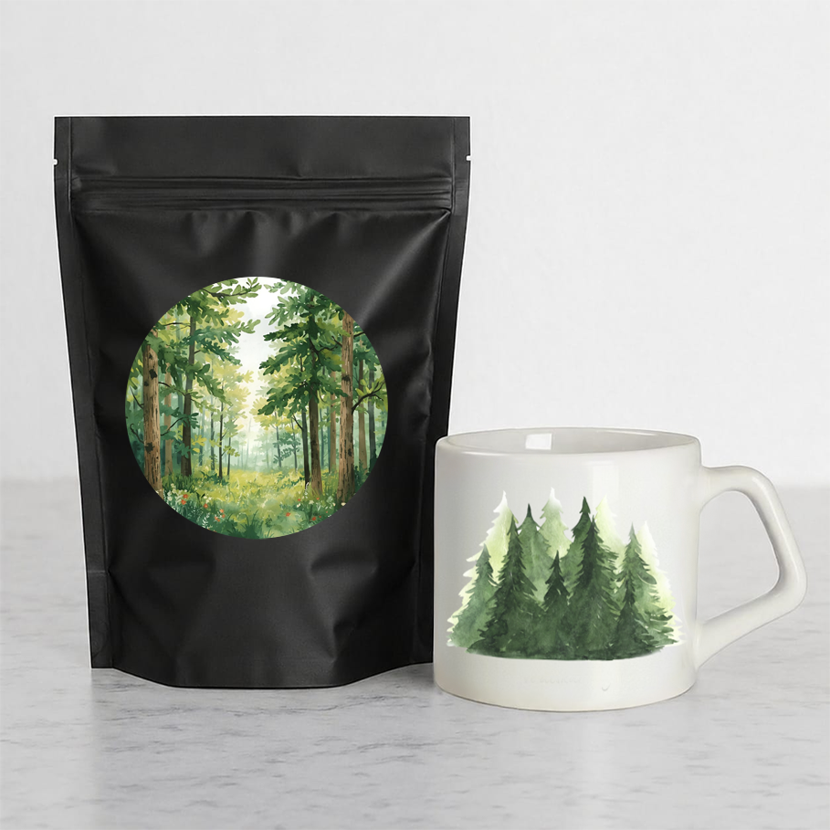 Presentpaket | Kaffe & Mugg | Skog