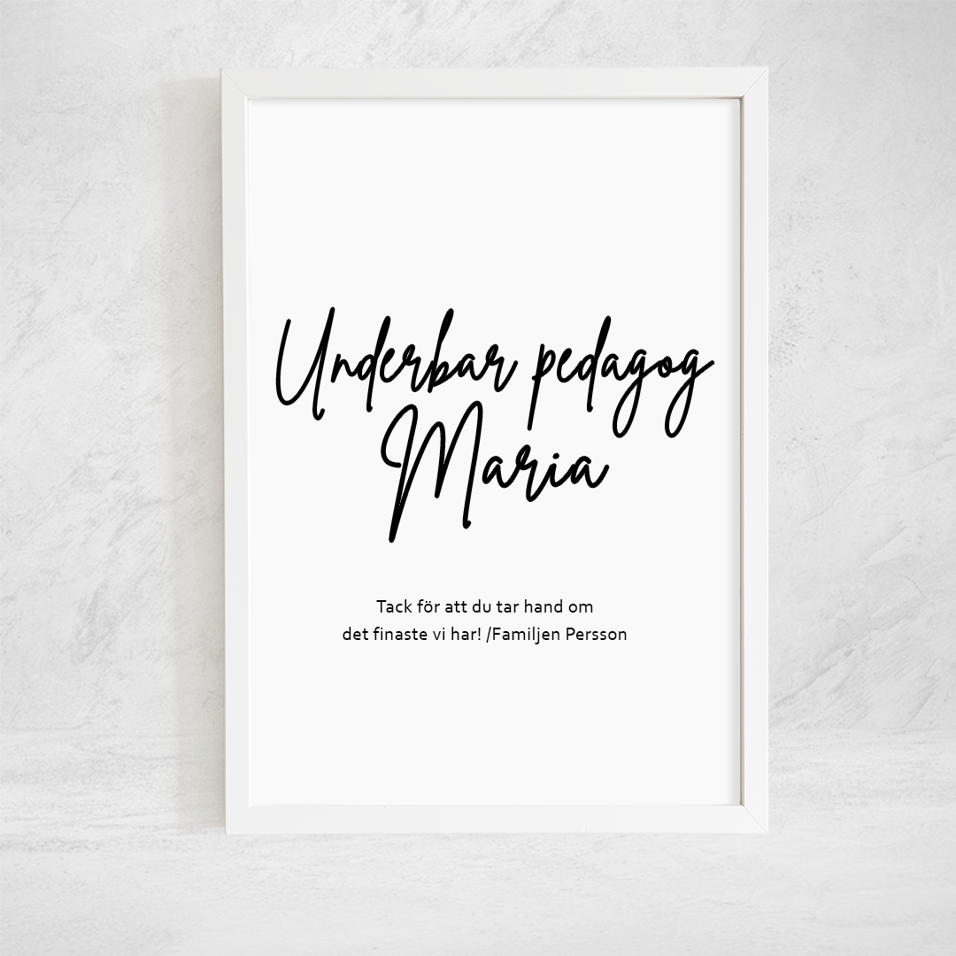 Poster | Egen text