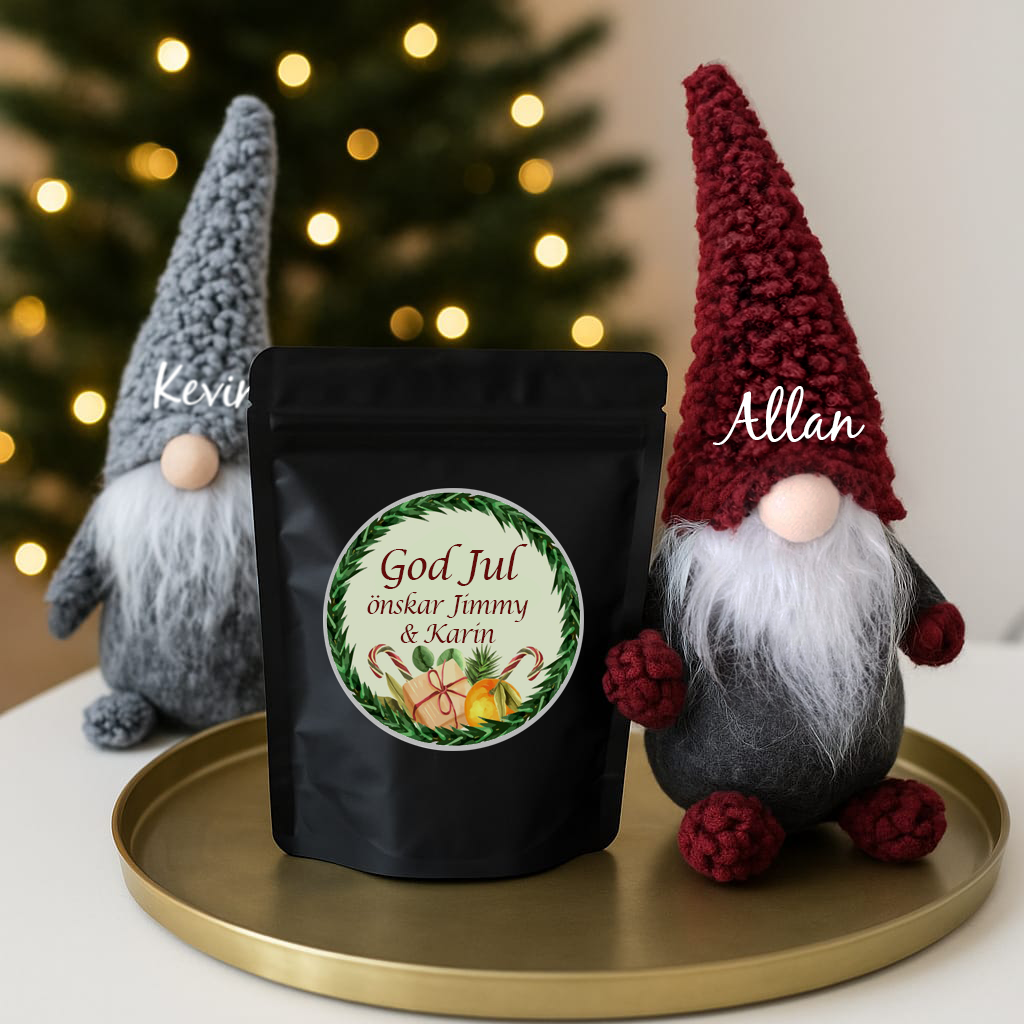 Julkategori – personliga juldekorationer med namn eller text