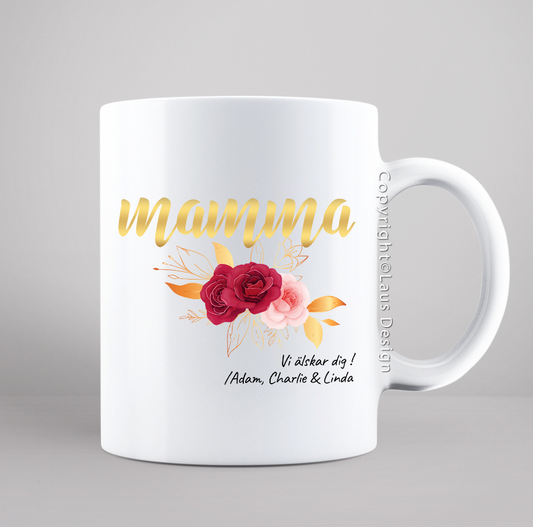 Mors dag mugg, present till mamma, mors dag present, fotomugg, present till mamma, personlig mors dag present, mors dag