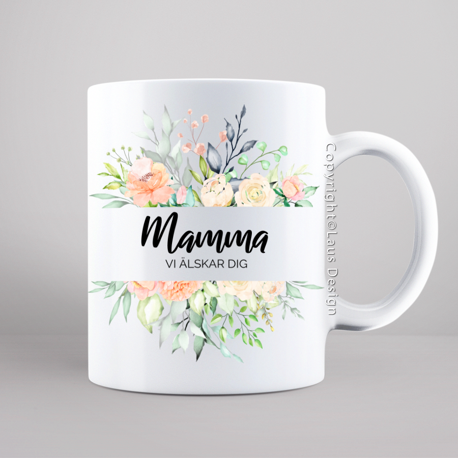 Mors dag mugg, present till mamma, mors dag present, fotomugg, present till mamma, personlig mors dag present, mors dag