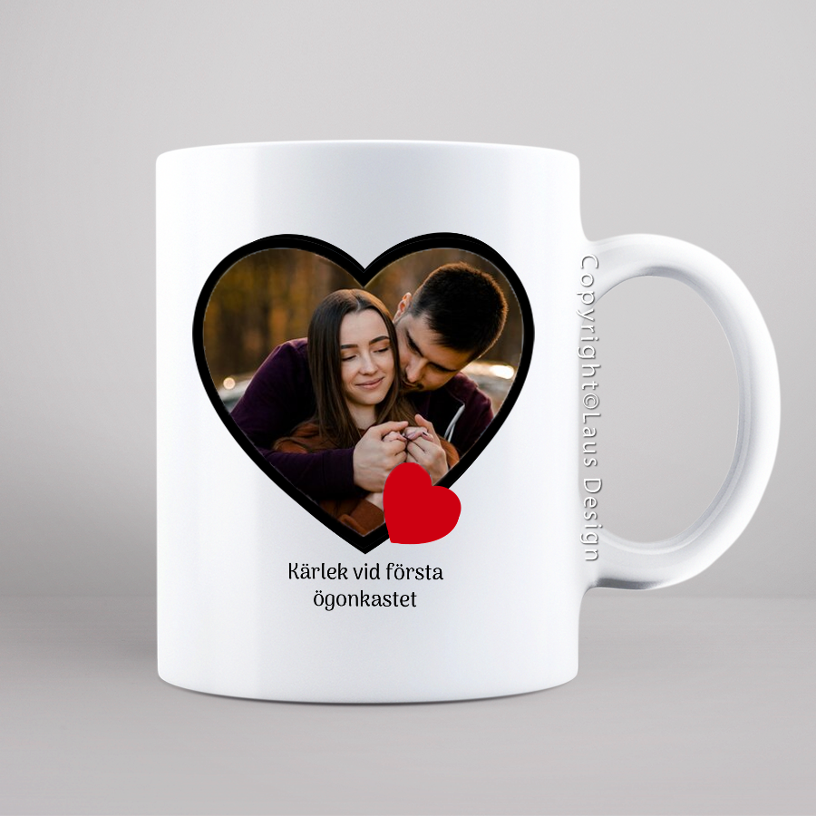 Mugg | Foto hjärta