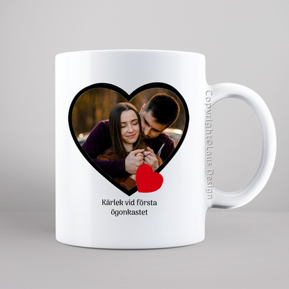 Mugg | Foto hjärta