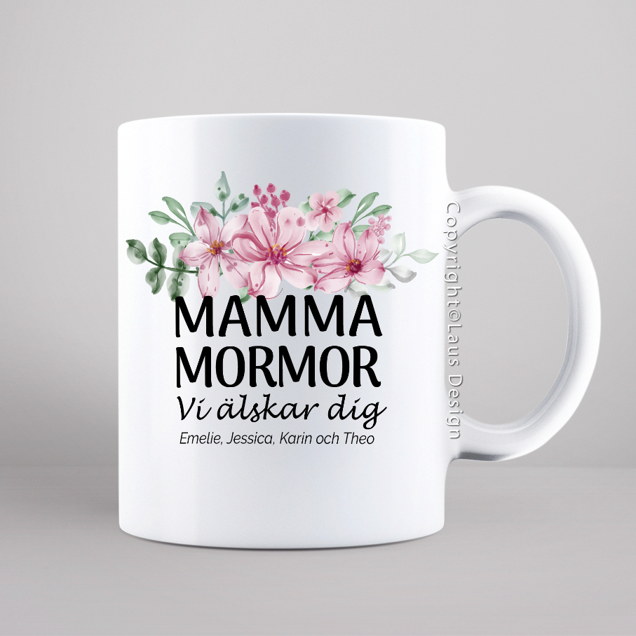 Mors dag mugg, present till mamma, mors dag present, fotomugg, present till mamma, personlig mors dag present, mors dag
