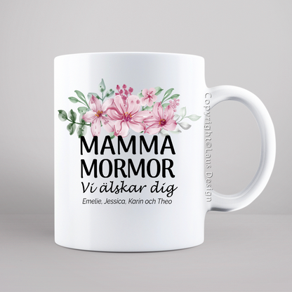Mors dag mugg, present till mamma, mors dag present, fotomugg, present till mamma, personlig mors dag present, mors dag