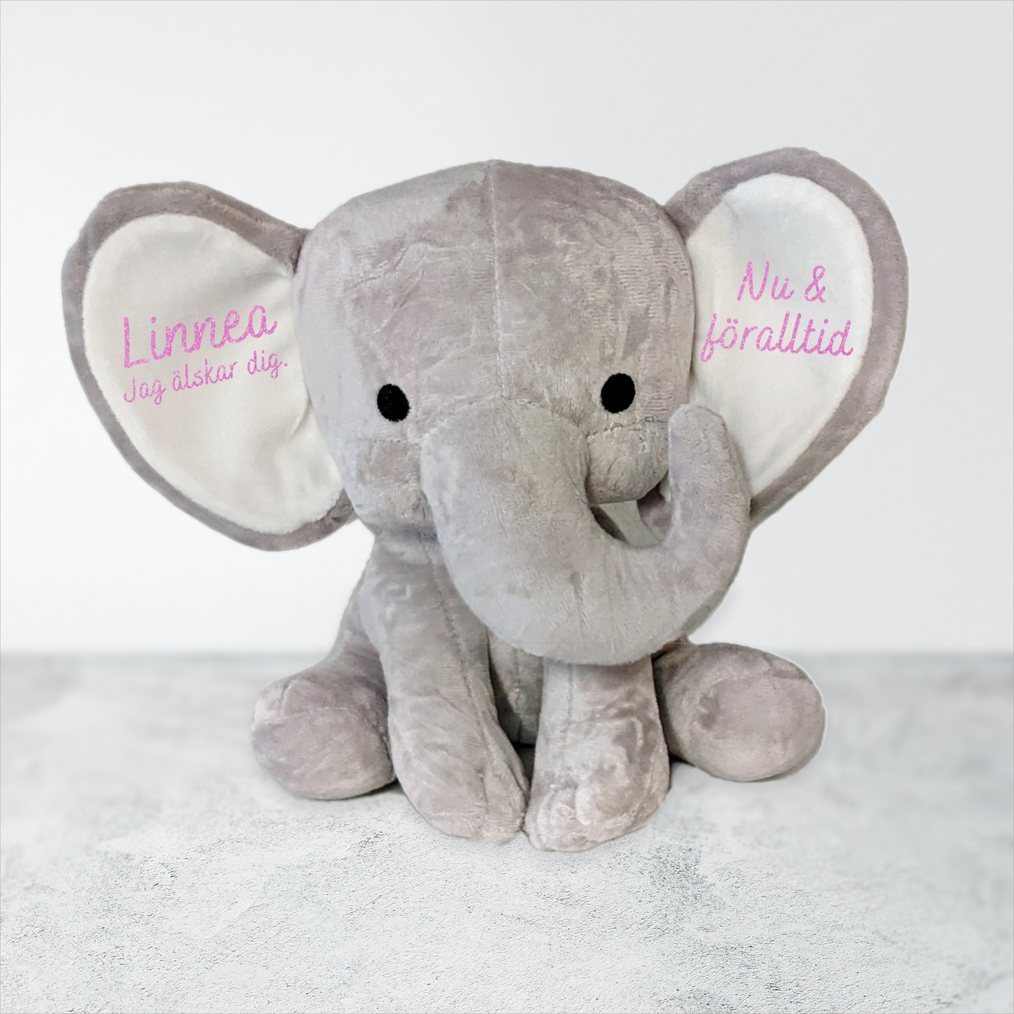 Elefant gosedjur - Valfri text