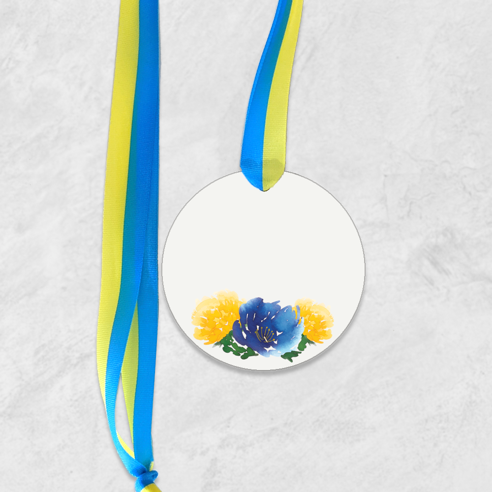 Medalj - Blommor