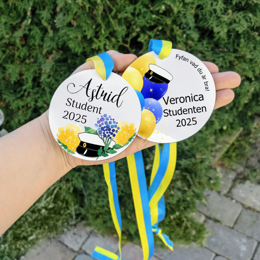 Medalj - Mössa & Blommor