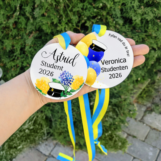 Medalj | Mössa & Blommor