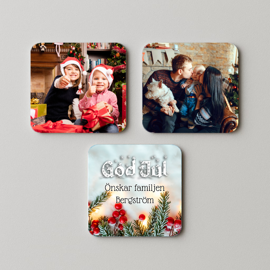 Jul Magneter | 3-pack | Foto & Text