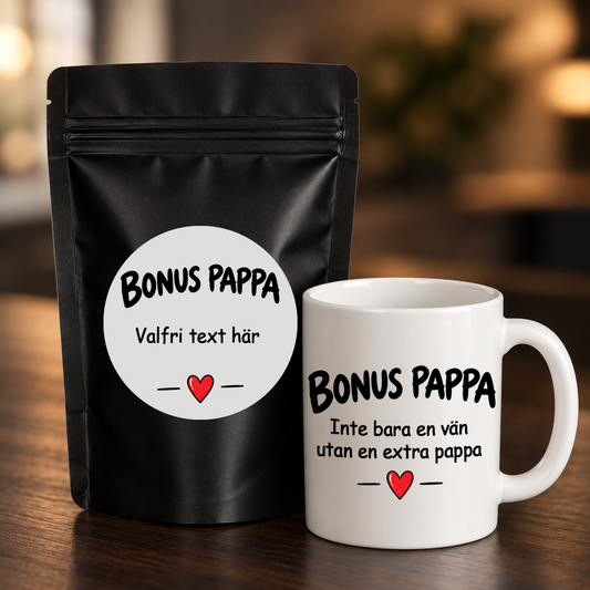 Presentpaket | Kaffe & Mugg | Bonuspappa
