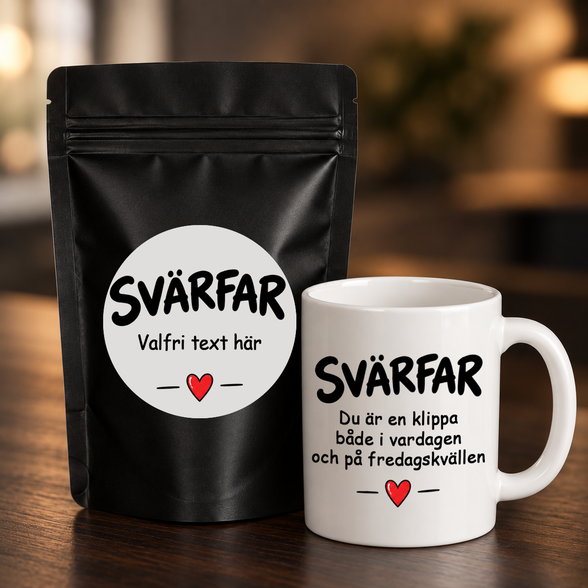 Presentpaket | Kaffe & Mugg | Svärfar