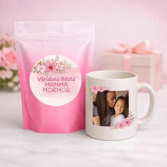 Presentpaket | Kaffe & Mugg | Foto | Text