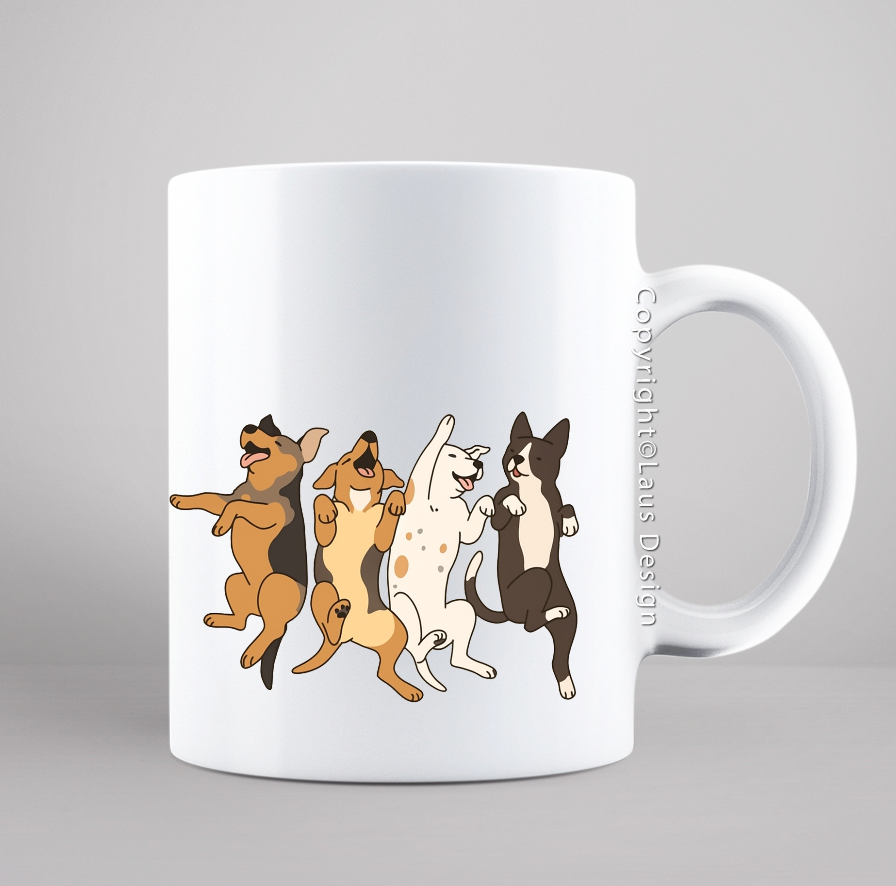 Mugg | Hund | Egen Text