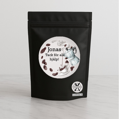 Personlig Kaffe påse | Valfri text