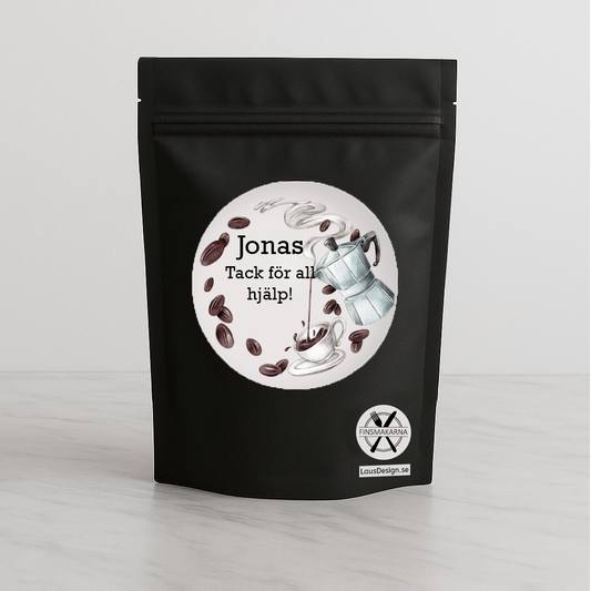 Personlig Kaffe påse | Valfri text
