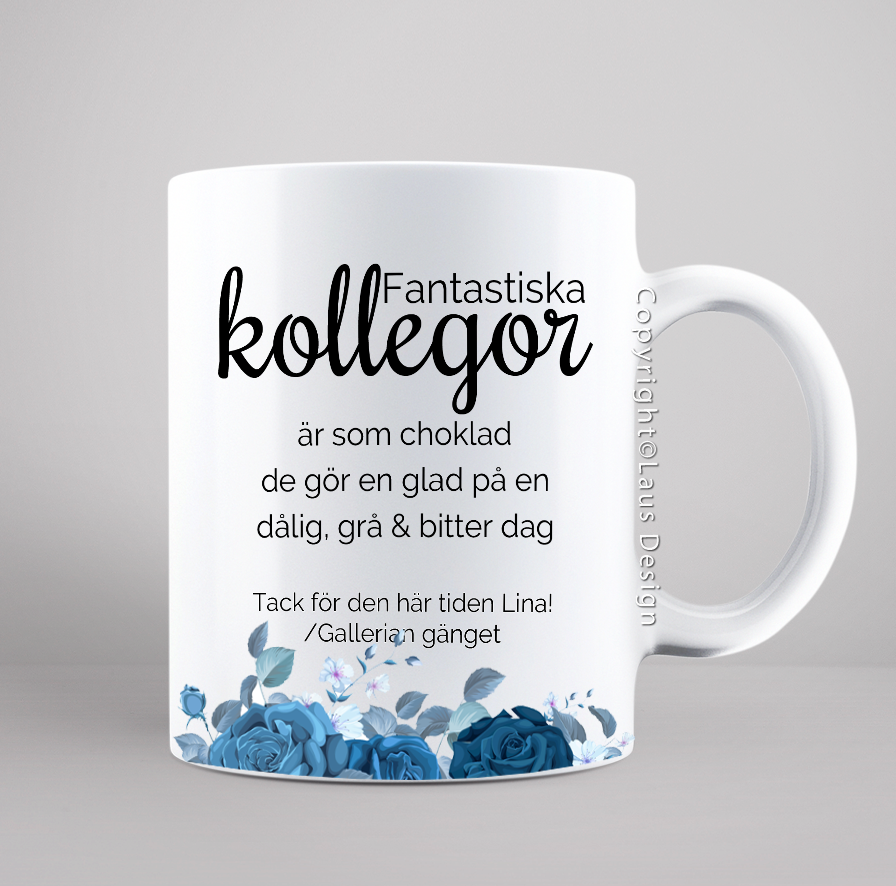 Personlig Mugg | Kollega | Perfekt Present till Arbetskamrat eller Kollegor