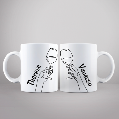 Personlig mugg | 2-pack | Skål