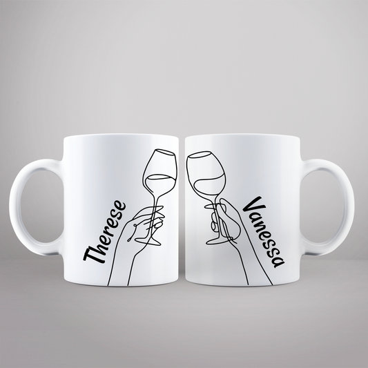 Personlig mugg | 2-pack | Skål