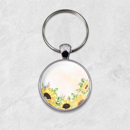 Nyckelring | Solros | Text