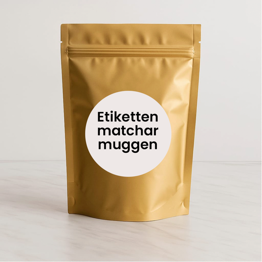 Personlig påse te | Matchar mugg